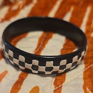 Black & White Checker Bracelet